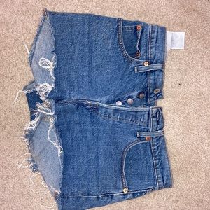 Denim Levi Shorts